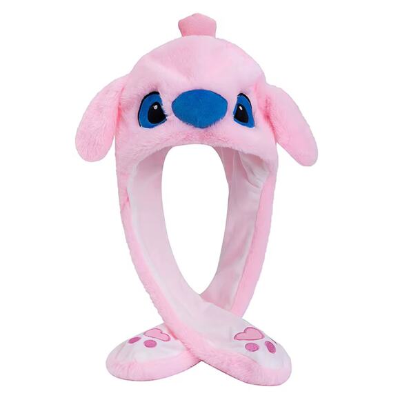 Stitch 626 Angel Pink Moving Light Up Plush Kids Beanie Hat Lilo Cousin Ohana - Picture 1 of 4